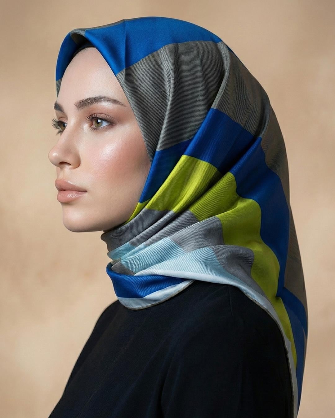 Armine İpek Eşarp - 9010D-34 - Tivil