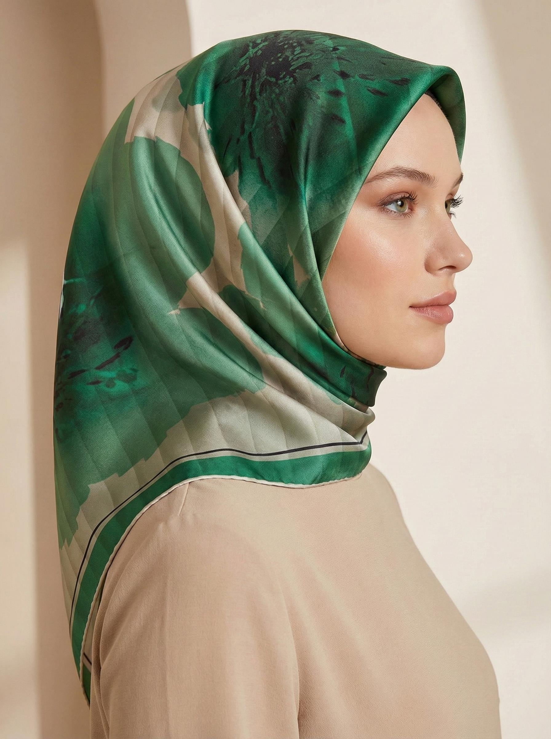 Armine İpek Eşarp - 9100D-85 - Tivil