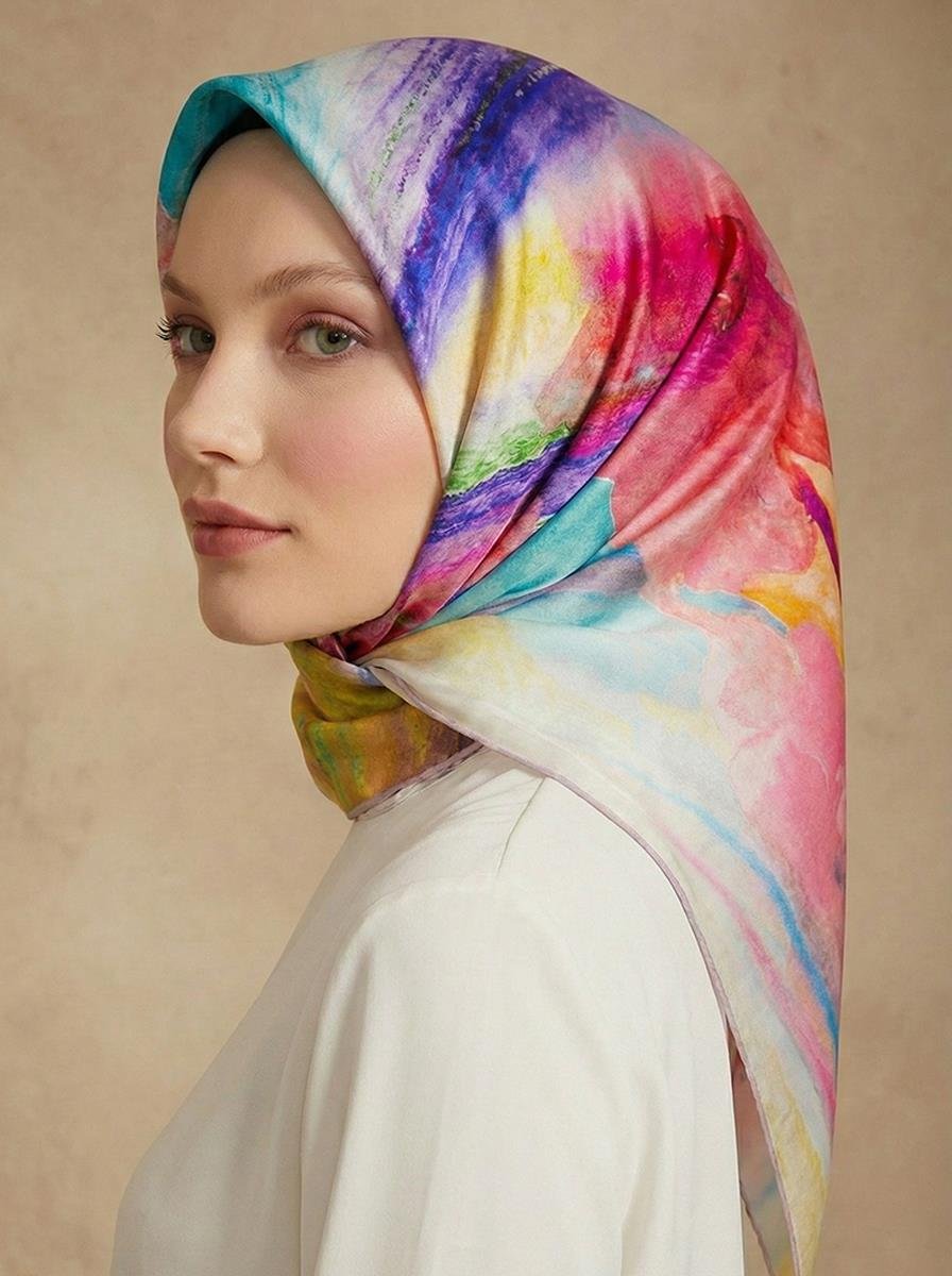 Armine İpek Eşarp - 9102D-82 - Tivil