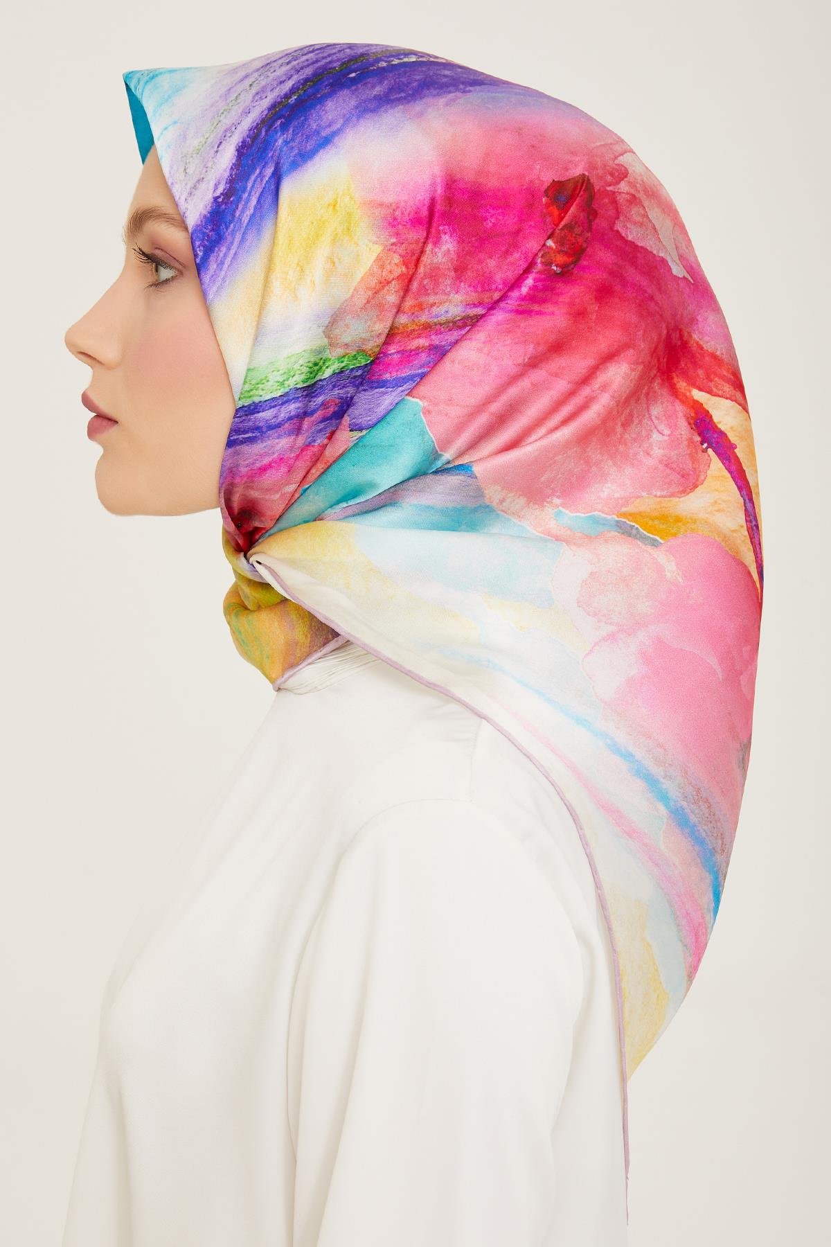 Armine İpek Eşarp - 9102D-82 - Tivil