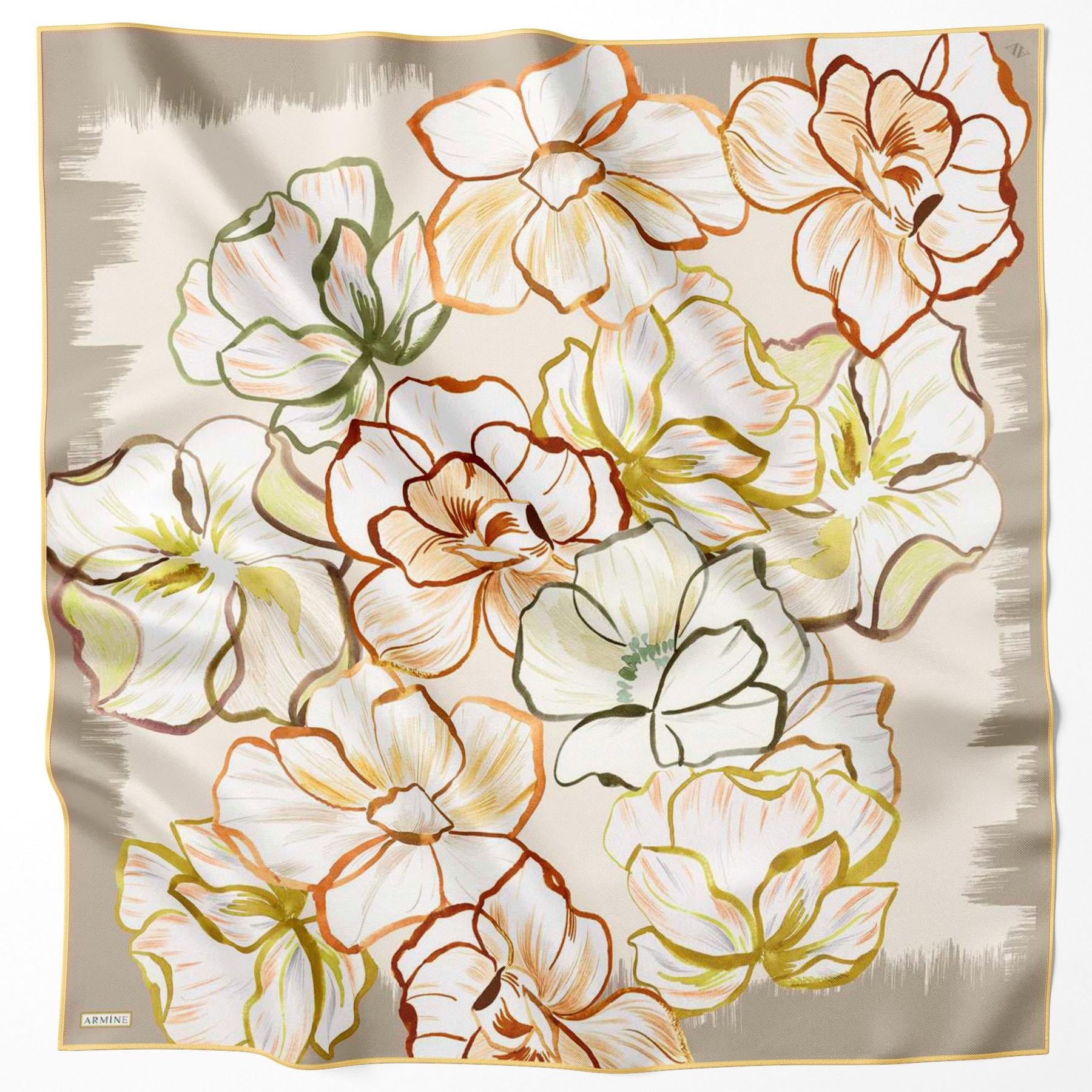 Armine Silk Scarf - 9110D-31 - Twill