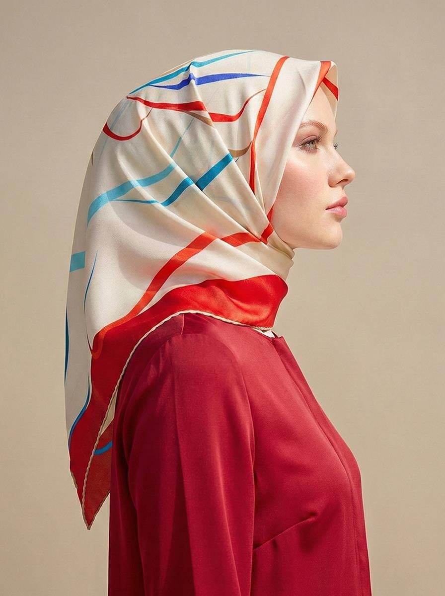 Armine İpek Eşarp - 9115D-32 - Tivil