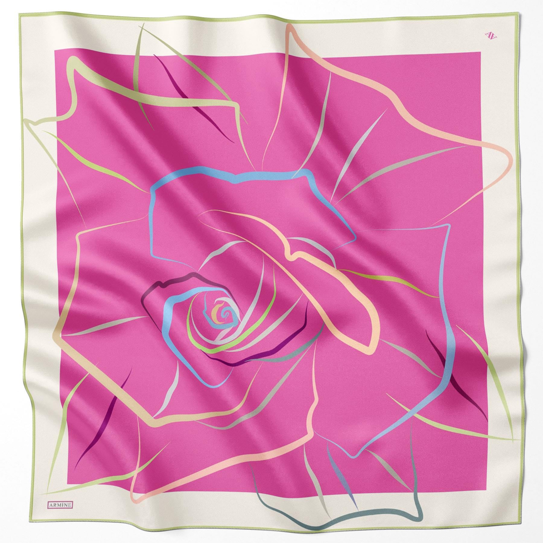 Armine Silk Scarf - 9115D-80 - Twill