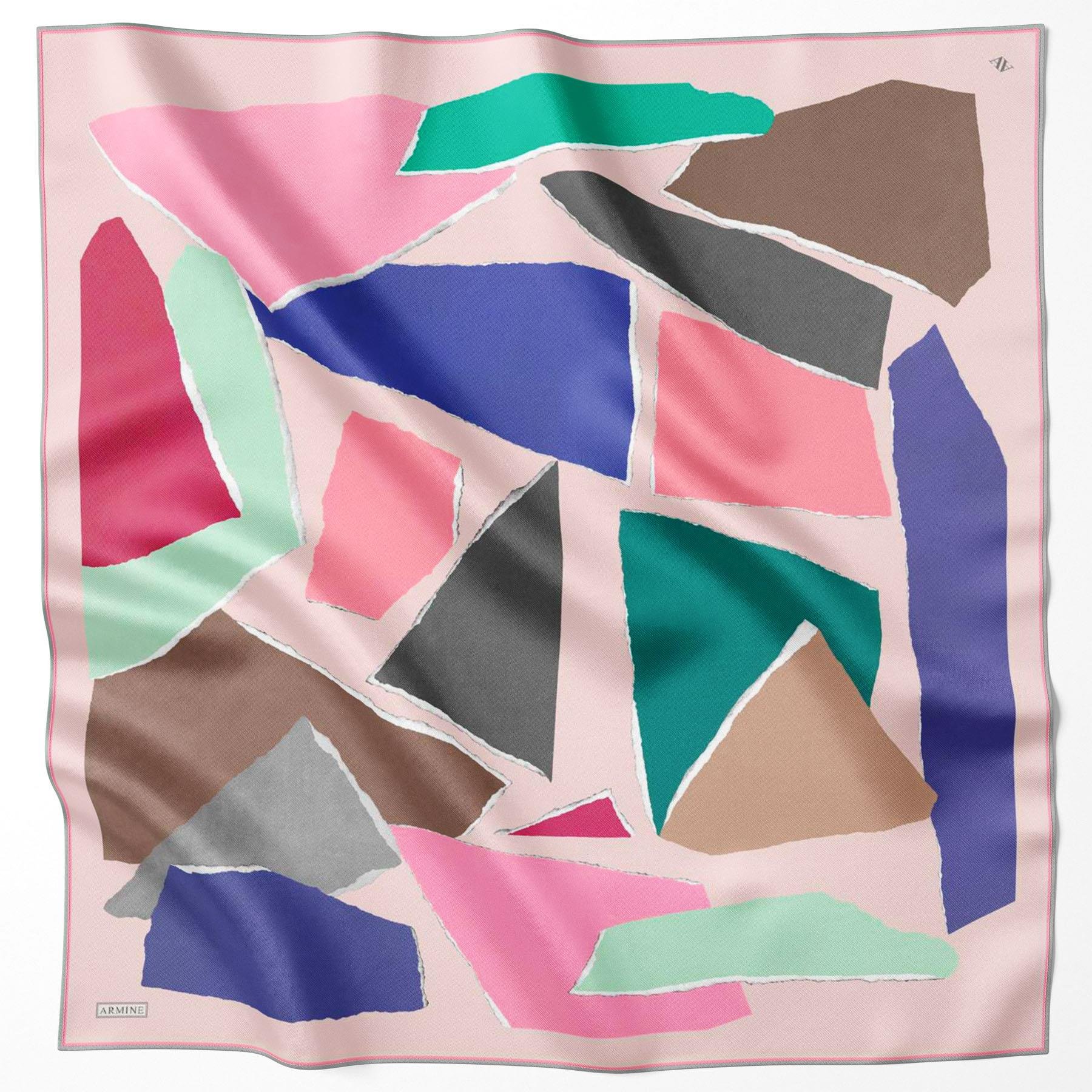 Armine Silk Scarf - 9125D-84 - Satin