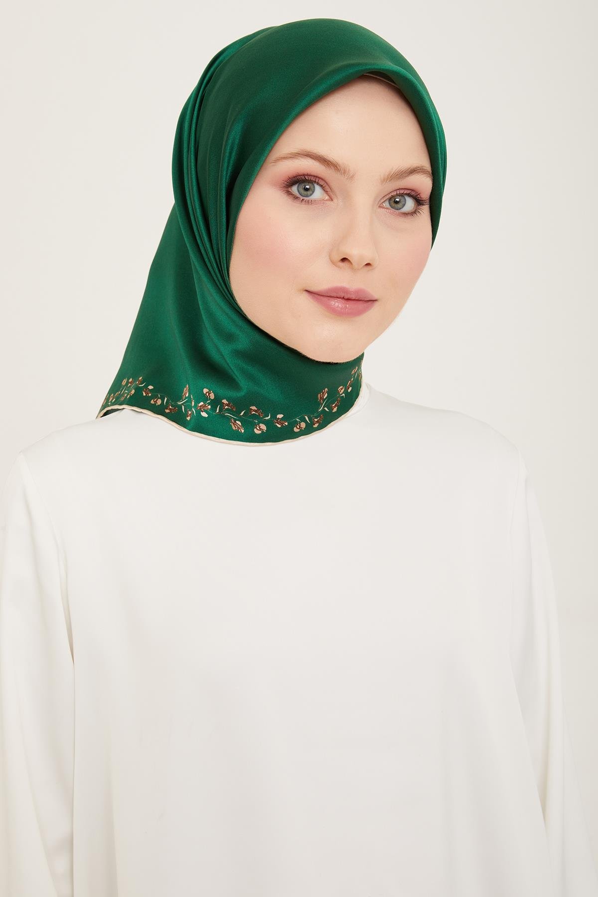 Armine Silk Scarf - 9168D-89 - Satin