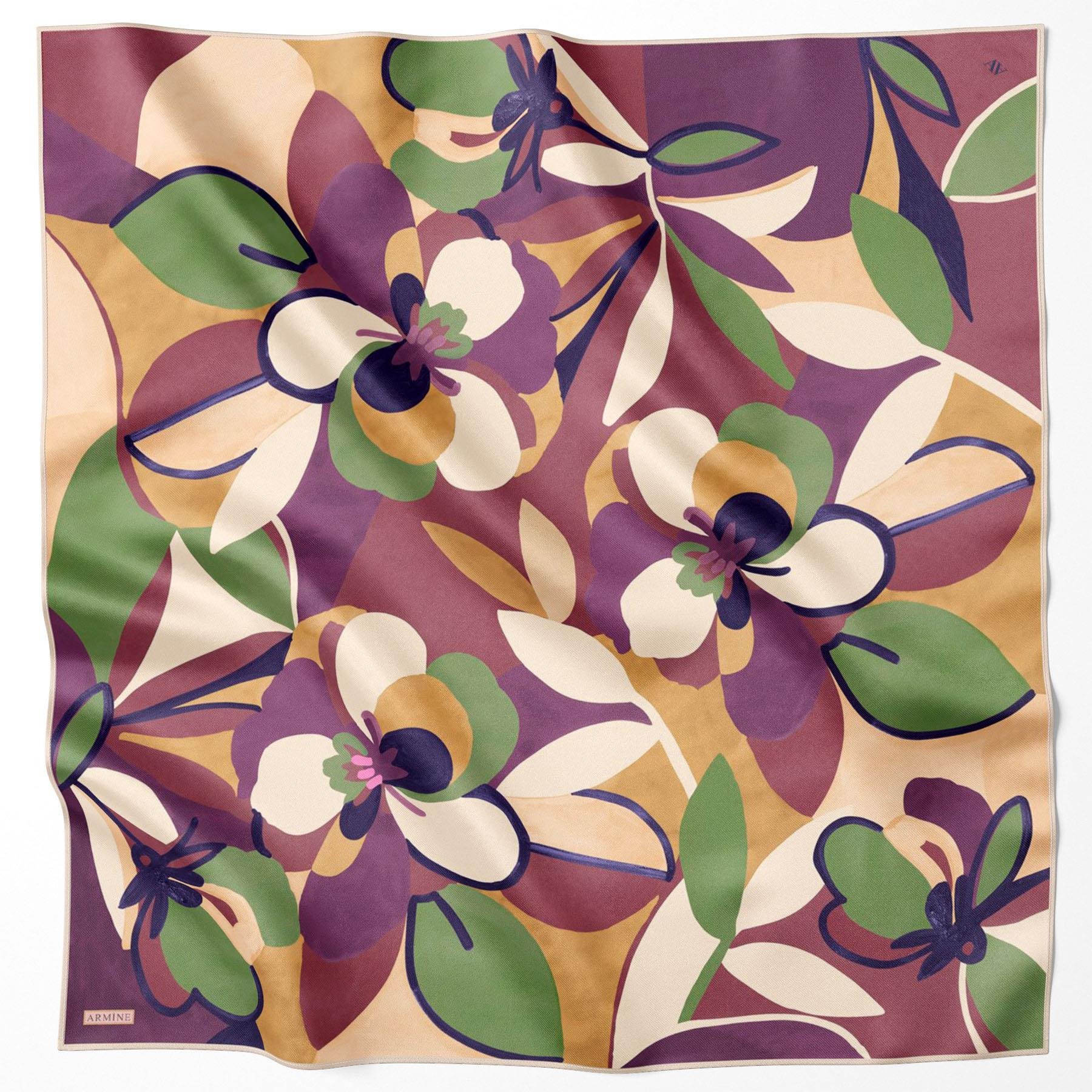 Armine Silk Scarf 2024/2025 Fall-Winter - 9200D-07 - Twill