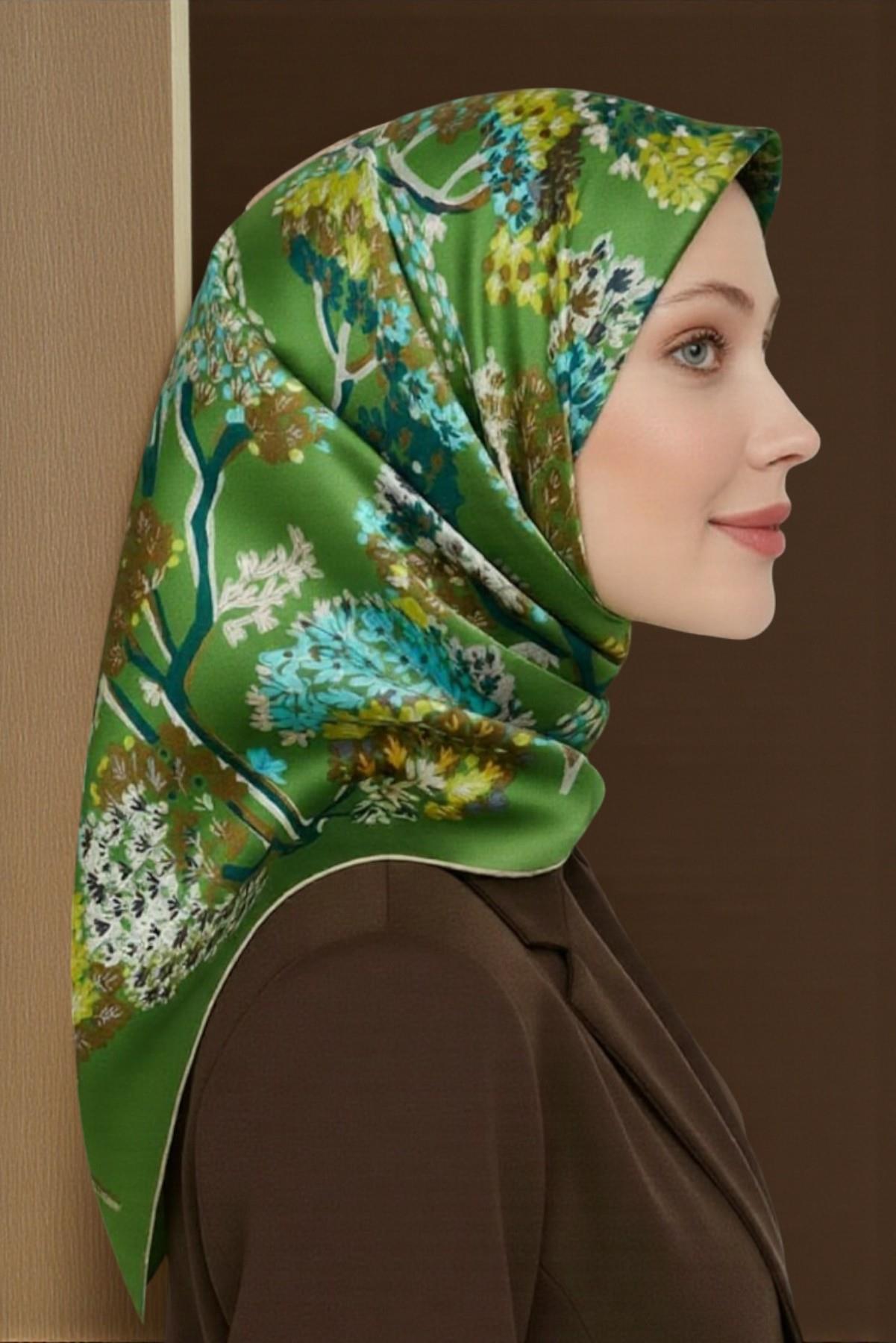 Armine İpek Eşarp - 9209D-57 - Tivil