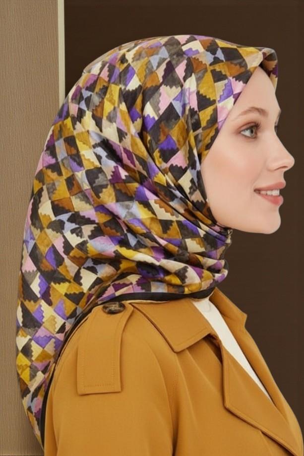 Armine İpek Eşarp - 9214D-36 - Tivil