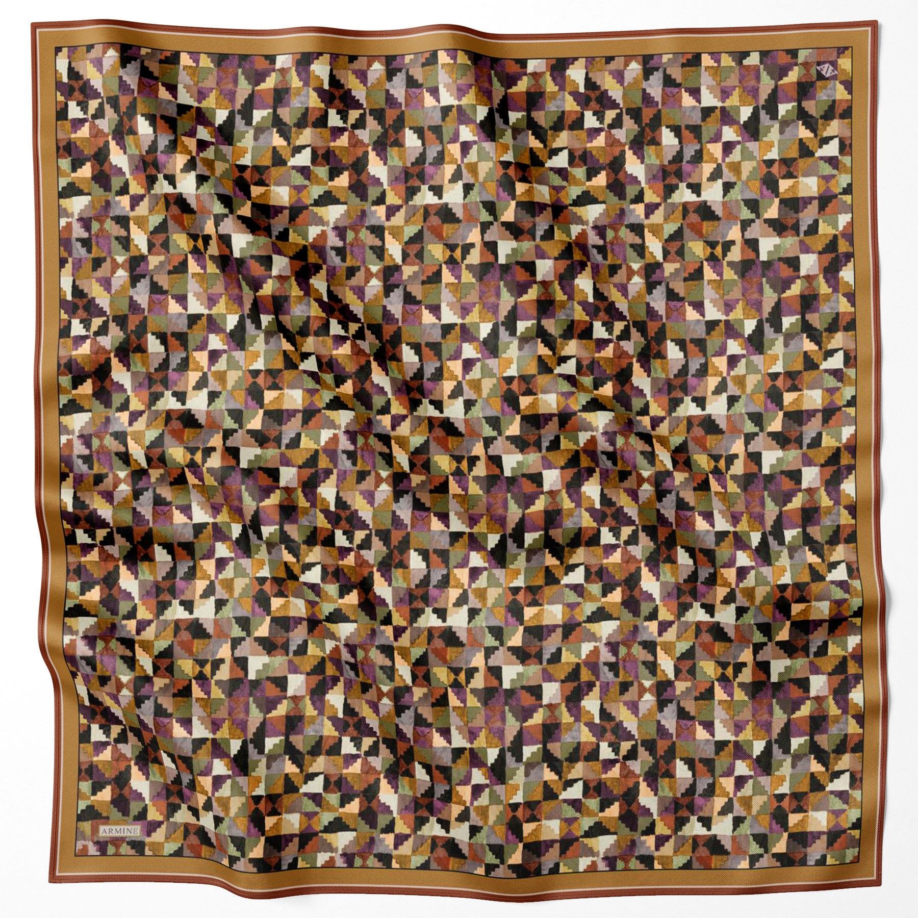 Armine İpek Eşarp - 9214D-81 - Tivil