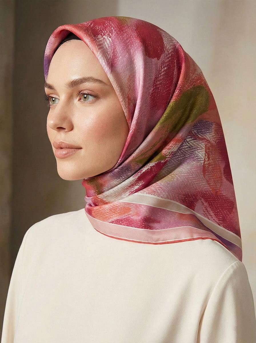Armine Silk Scarf 2024/2025 Fall-Winter - 9240D-01 - Twill