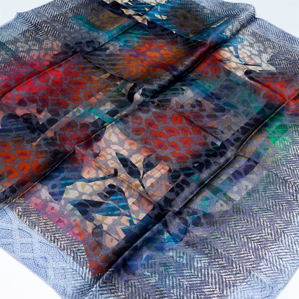 Armine Silk Scarf - 8201D 32 - Satin