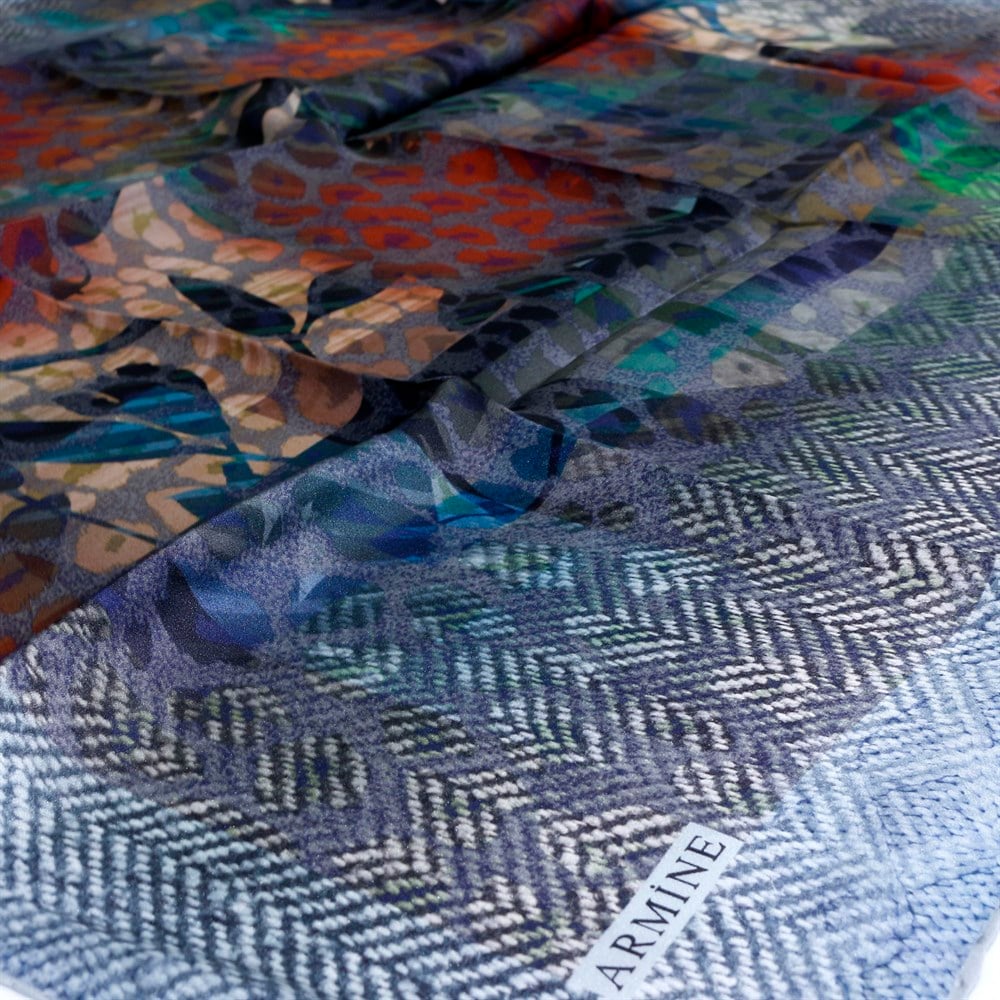 Armine Silk Scarf - 8201D 32 - Satin