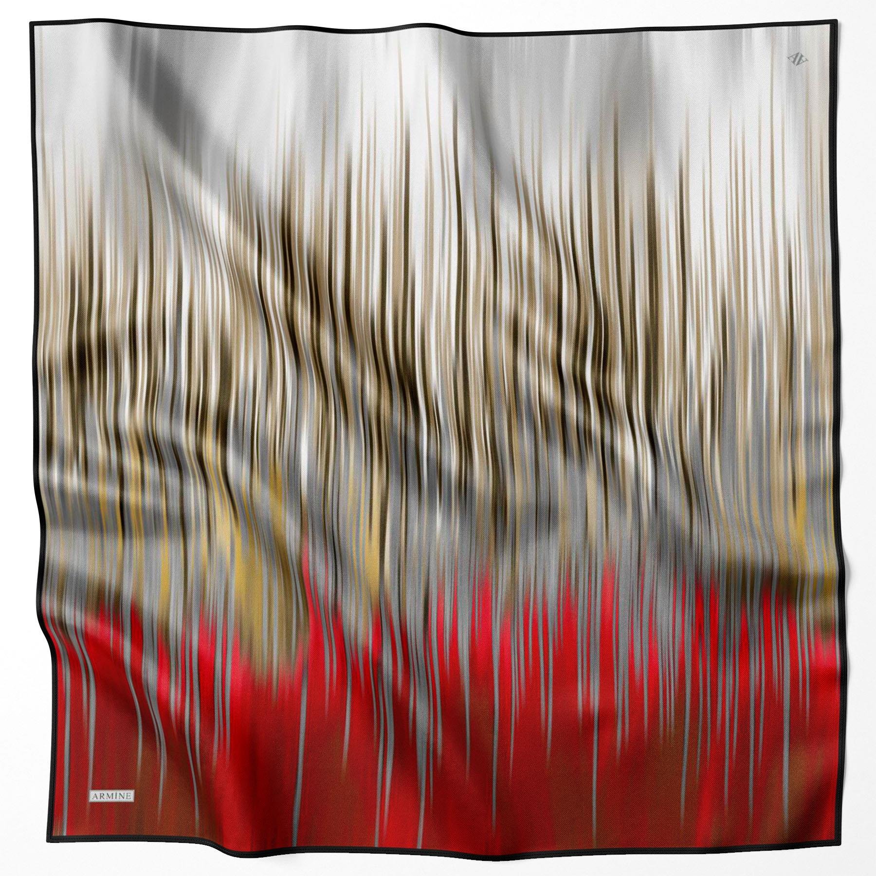 Armine İpek Eşarp - Nostalji Serisi - 8956D-33 - Tivil