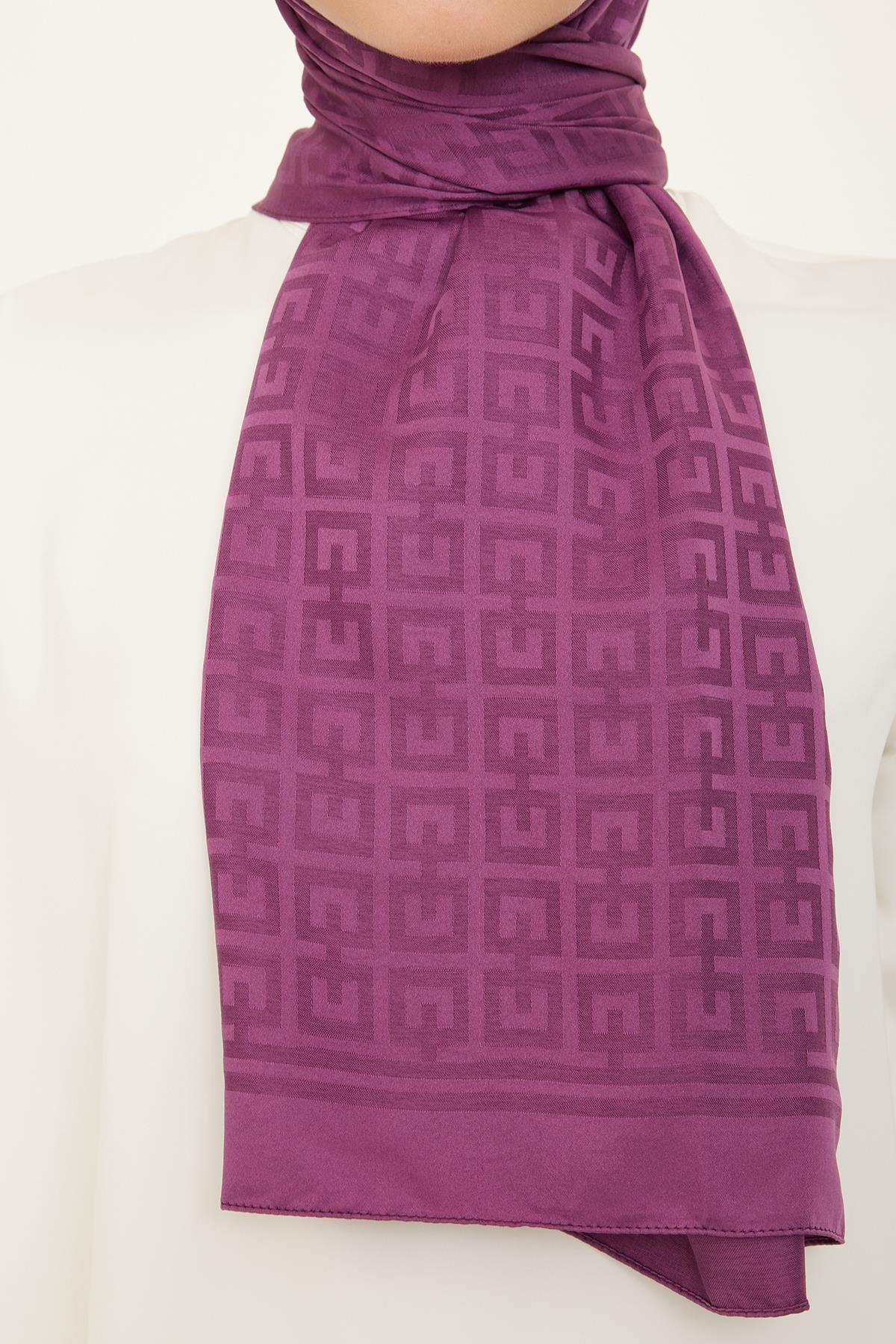 Armine Jakarlı Safir Şal - AT2SFR - 36 - Renk