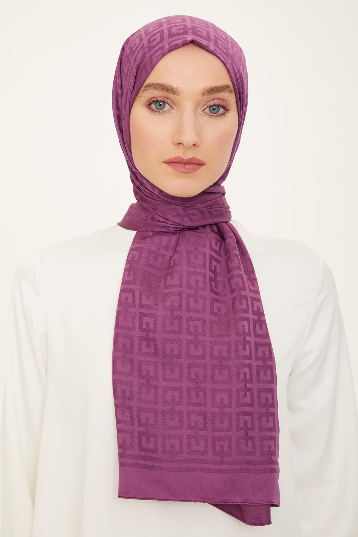 Armine Jakarlı Safir Şal - AT2SFR - 36 - Renk