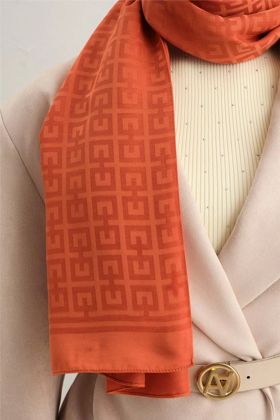 Armine Jakarlı Safir Şal - AT2SFR - 37 - Renk