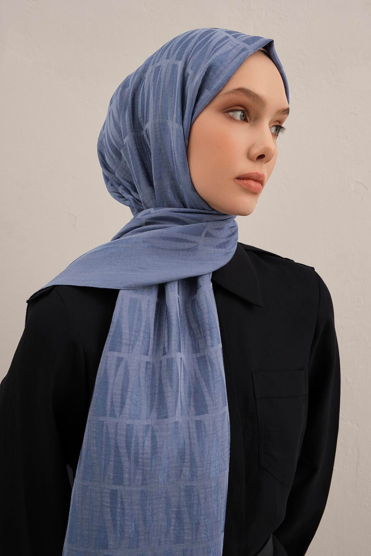 Armine Lyocell Şal - Kibrit Desen - ALY3-26 - 