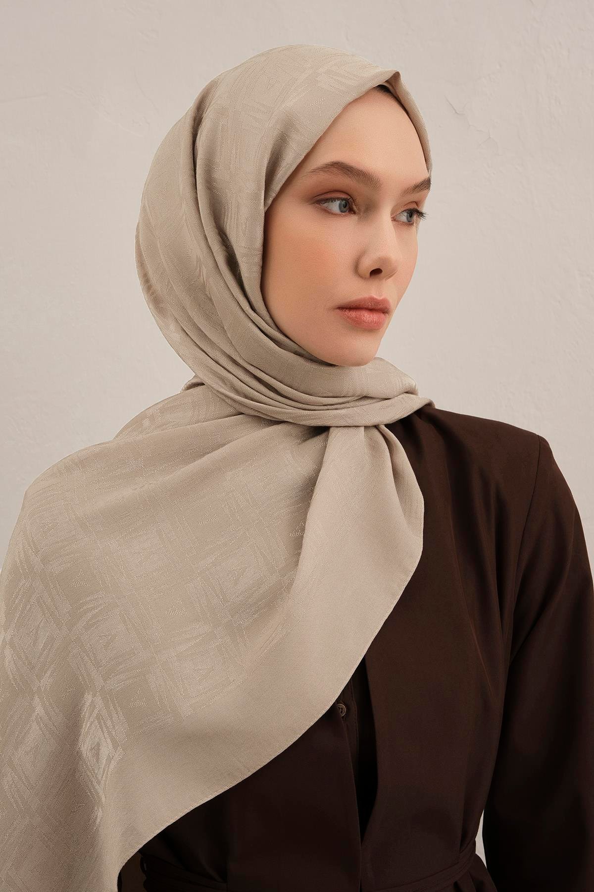 Armine Lyocell Şal - Logo Desen - ALY6-07 - 