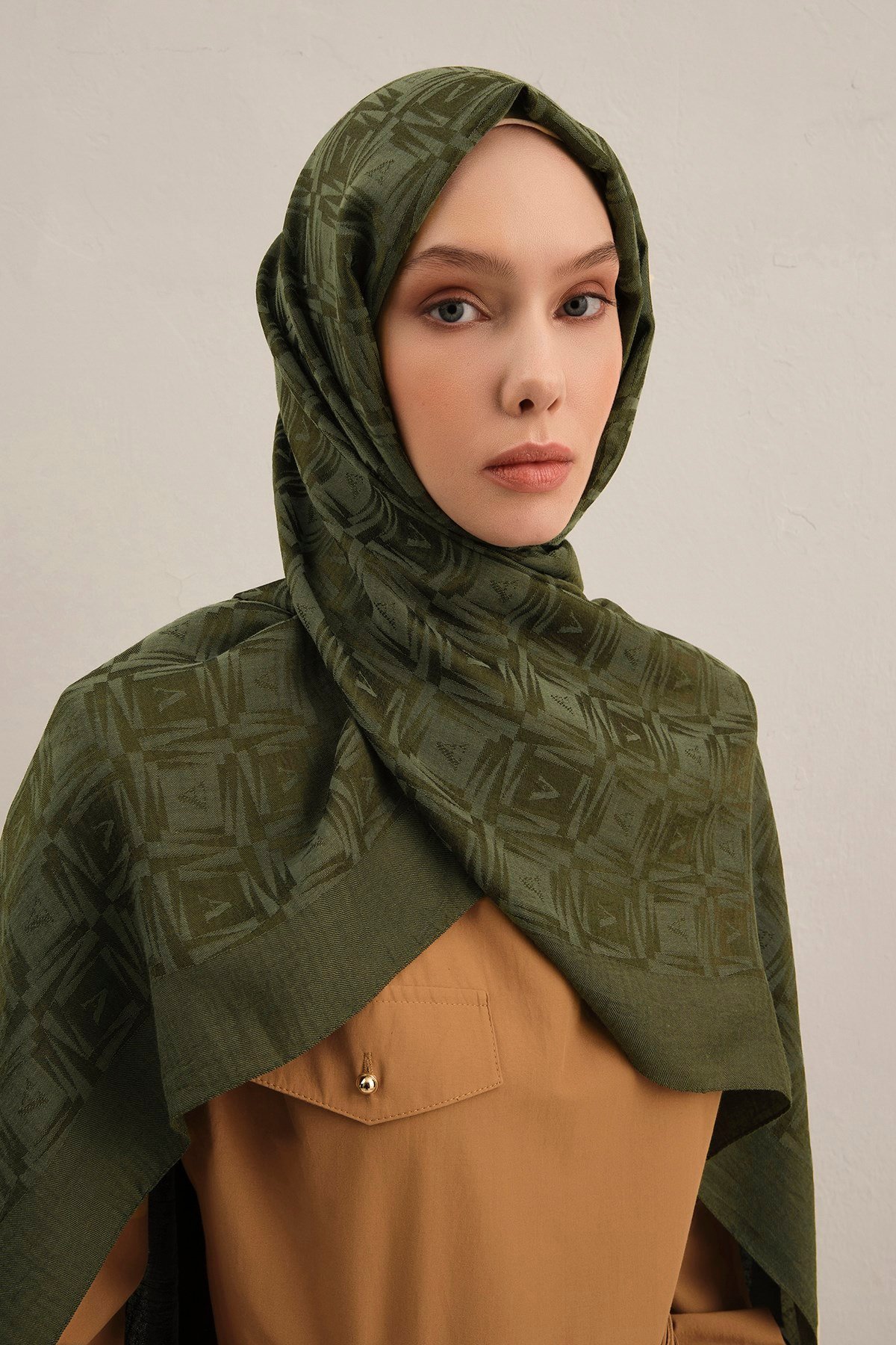 Armine Lyocell Şal - Logo Desen - ALY6-49