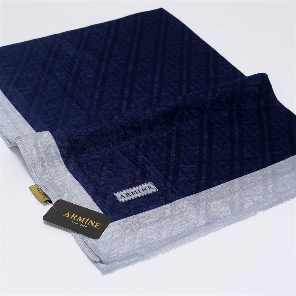 Armine Monogram Şal - Pamuklu Floş Şal - 4464 43