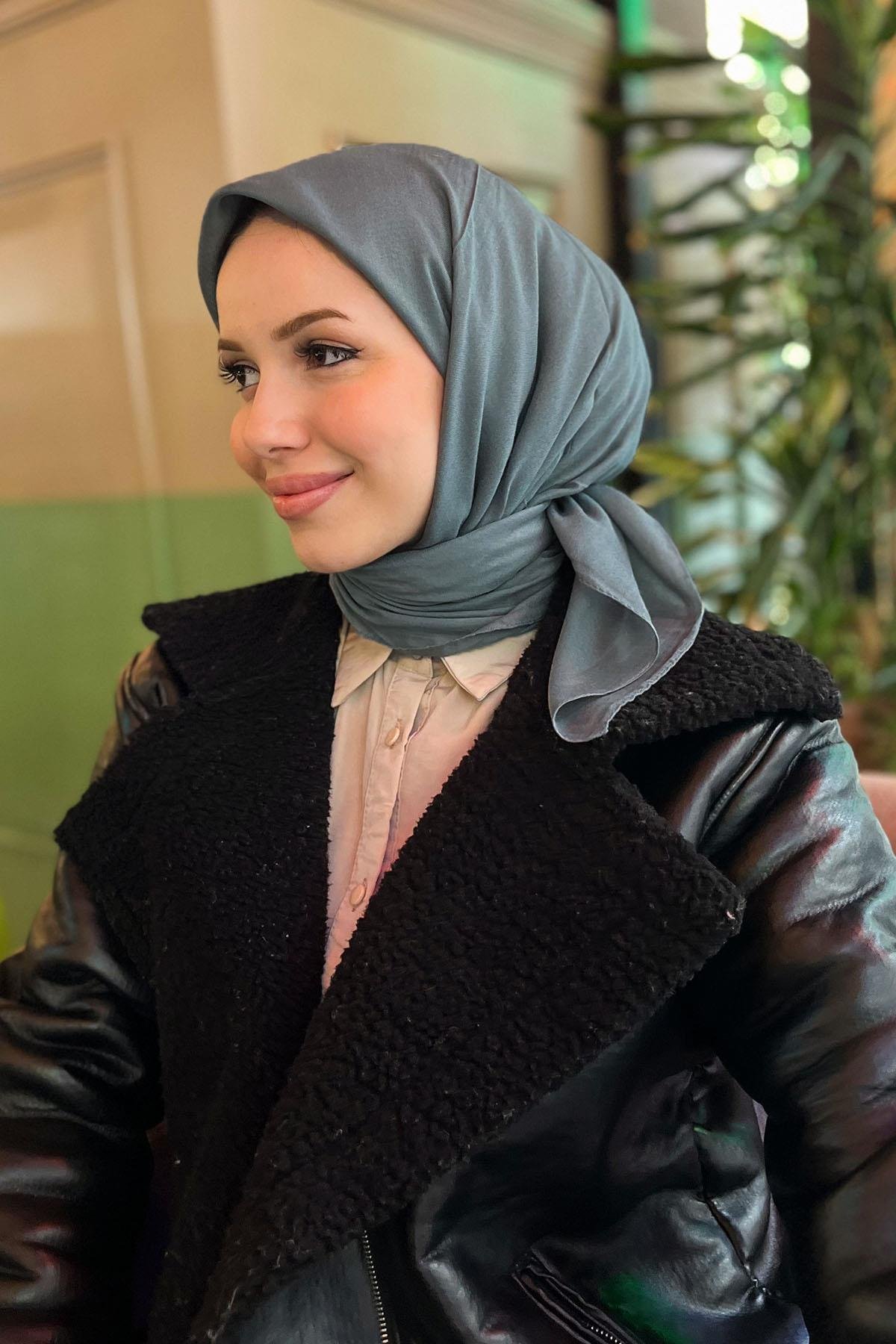 Armine Natural Modal Eşarp - ATNE-602 - Gri