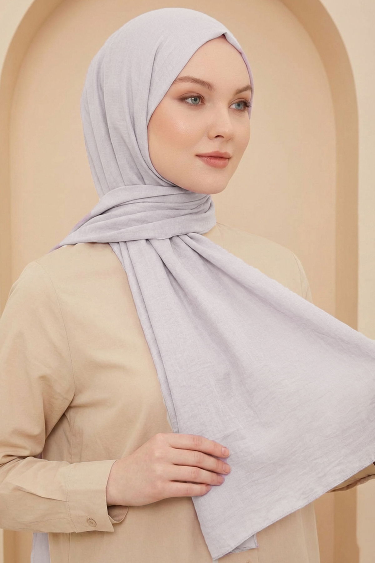 Armine Naturel Soft Şal - 35 - Soft Gri