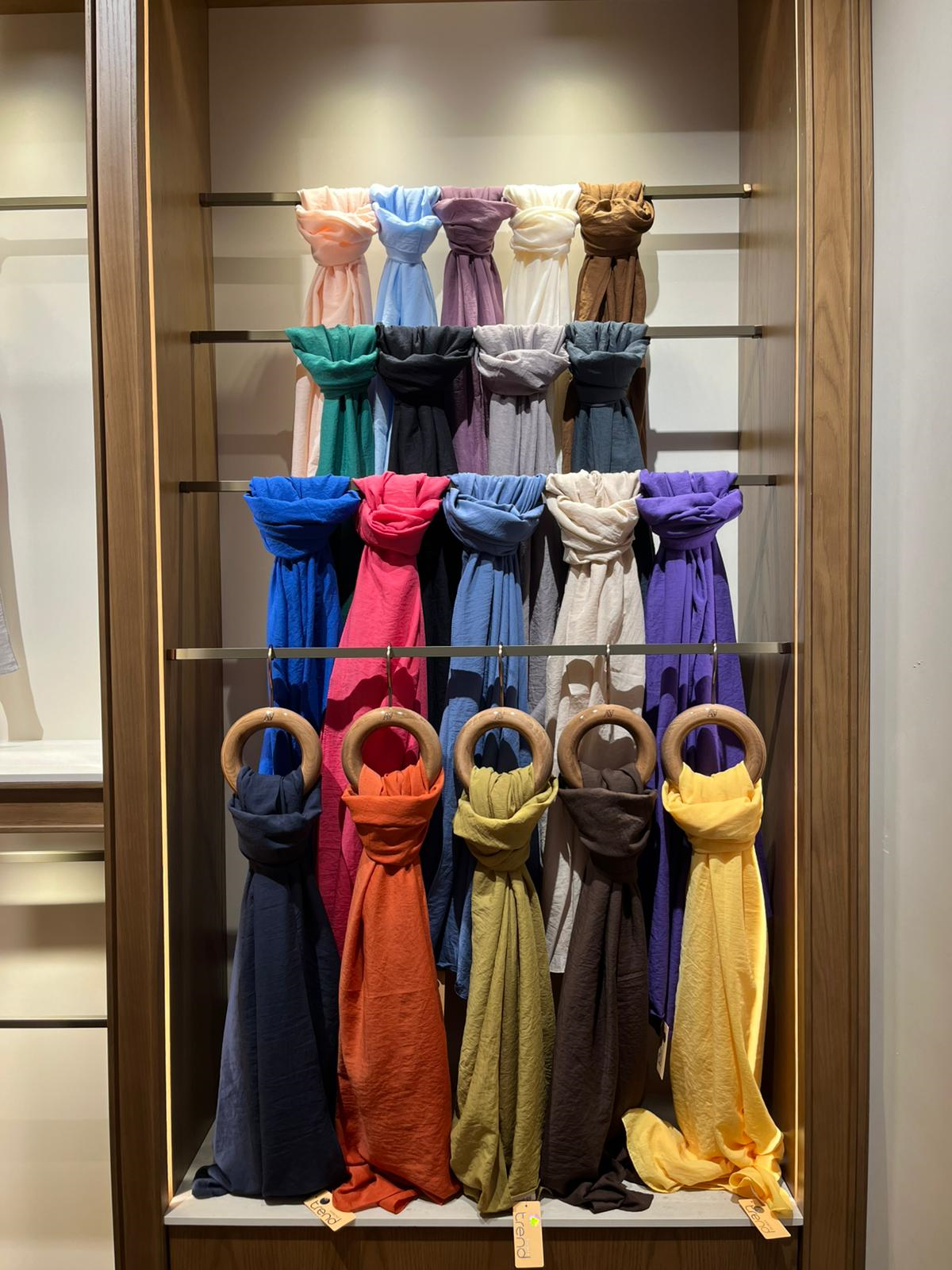 Armine Naturel Soft Şal - 40 - Lacivert