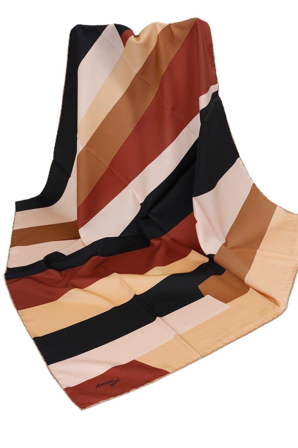 Armine Sport Hafif Defolu Polyester Eşarp - 1137P-09 - C286