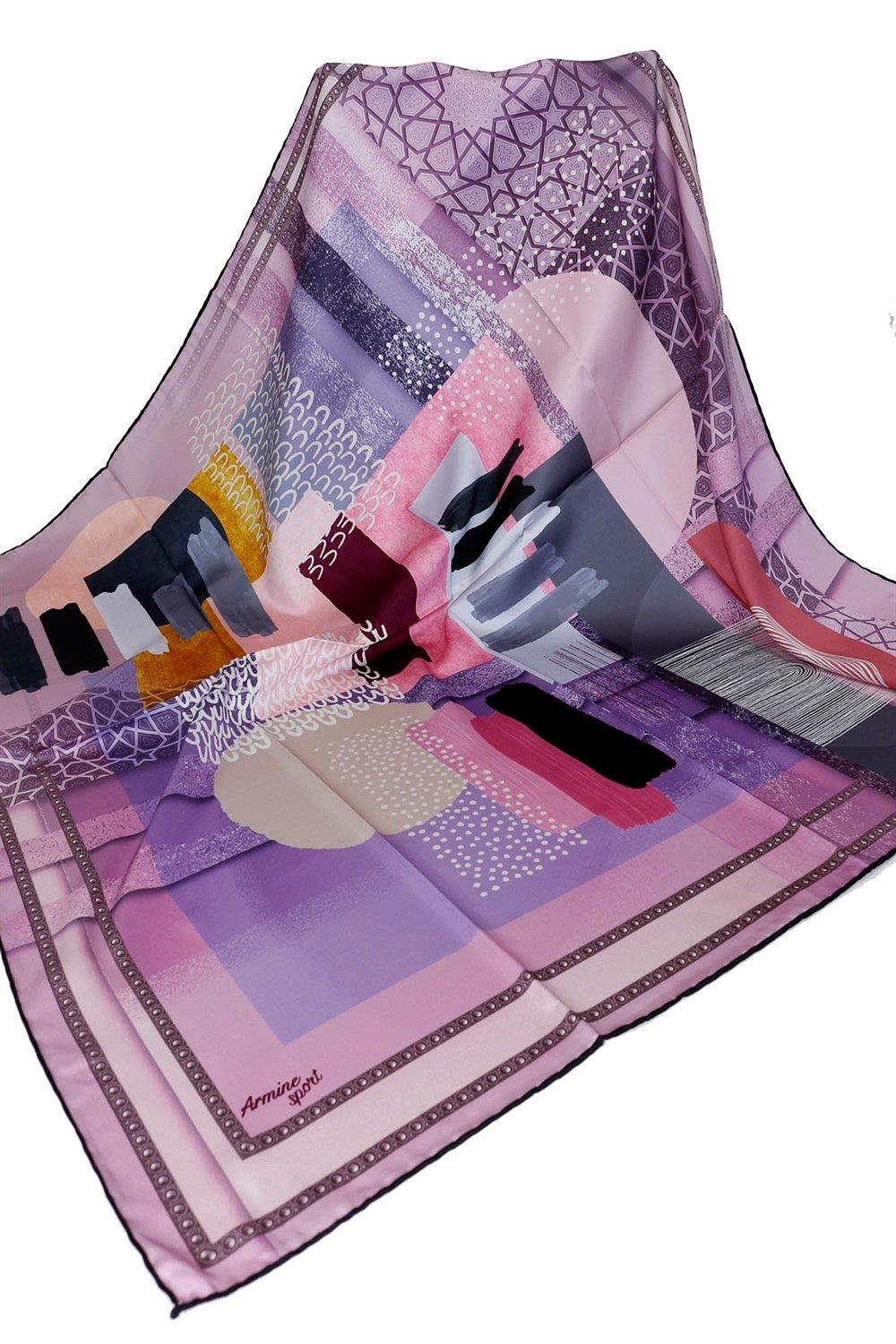 Armine Sport Hafif Defolu Polyester Eşarp - 2007P-03 - C288