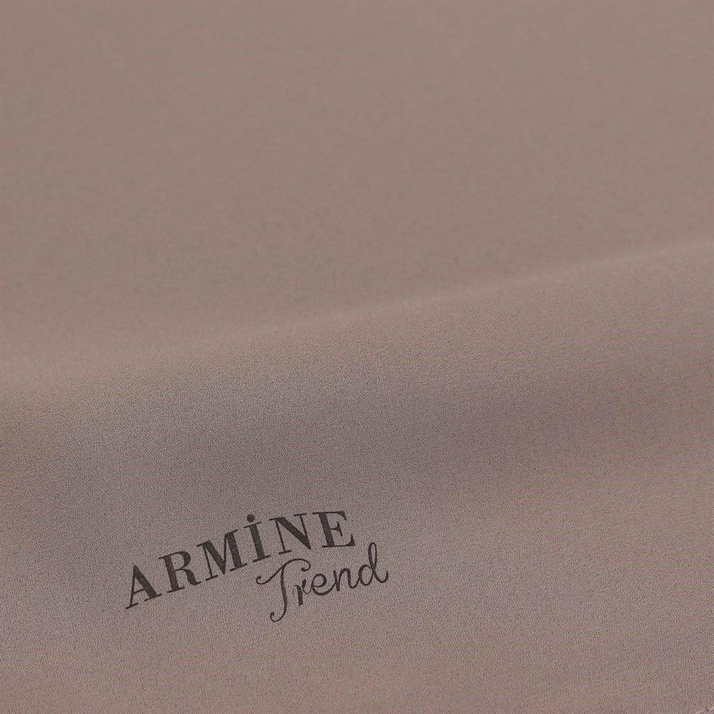Armine Trend Crep Şal Düz Renk  - 33 - Vizon