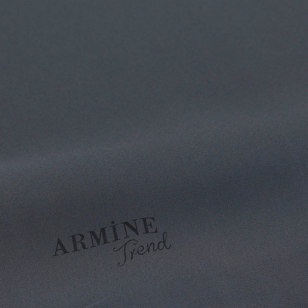 Armine Trend Crep Şal Düz Renk  - 38 - Antrasit