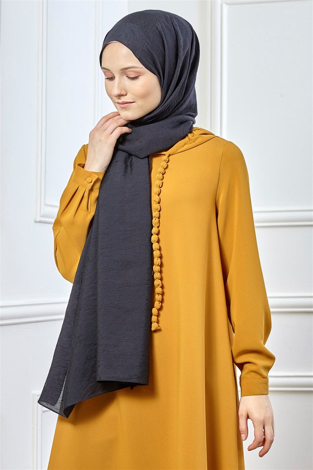 Armine Trend Elisa Şal - Siyah - ATSE01