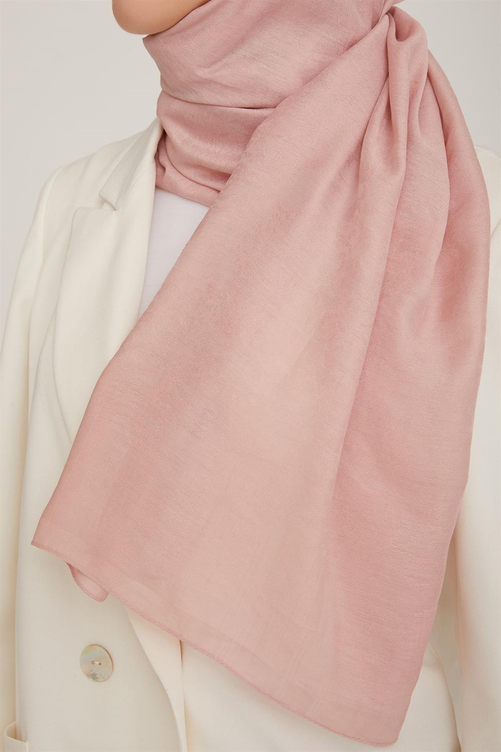 Armine Trend Işıl Şal 1 - Pamuklu - ATS1ISL-469 - Açık Pembe