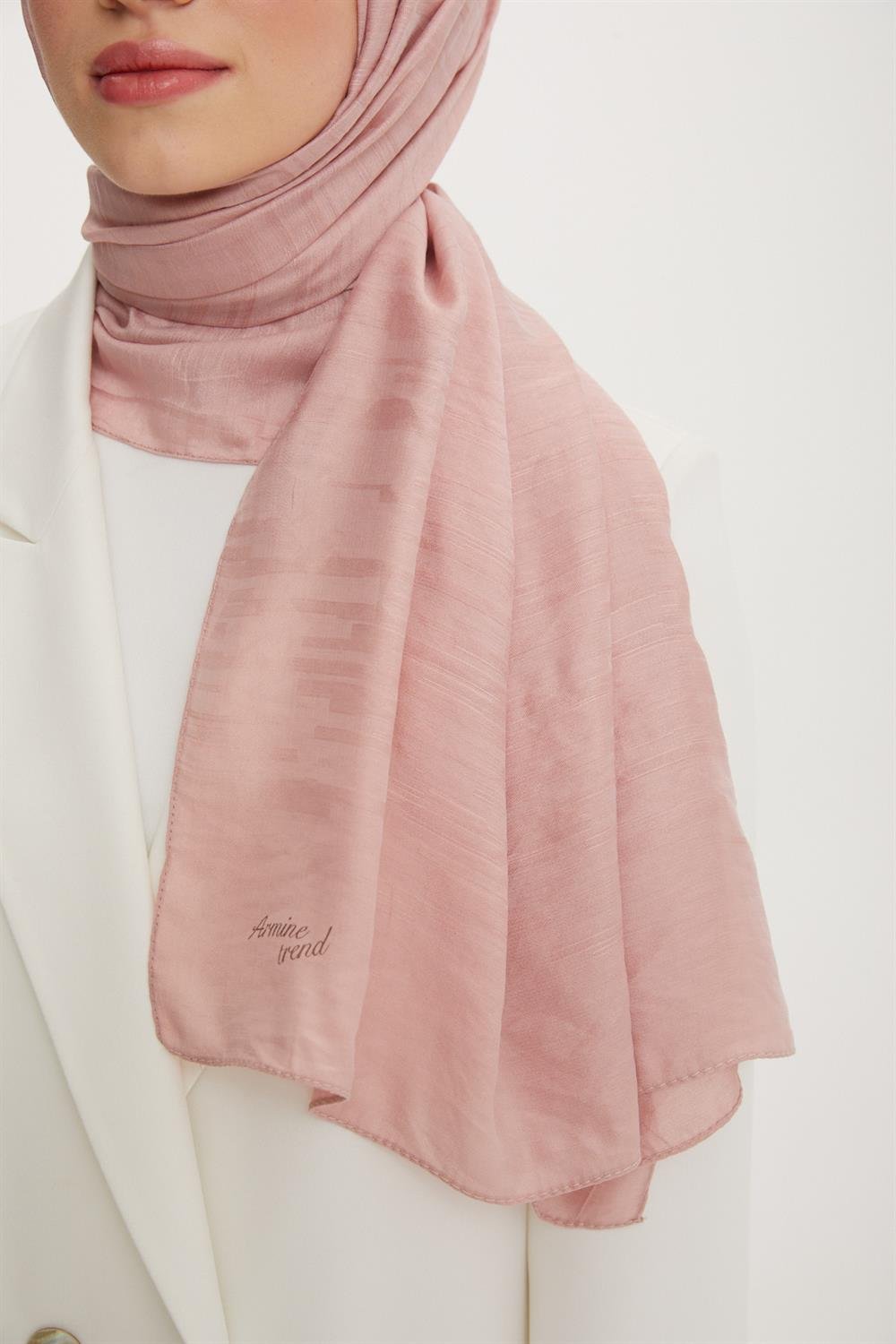 Armine Trend Işıl Şal 2 - Pamuklu - ATS2ISL-469 - Açık Pembe