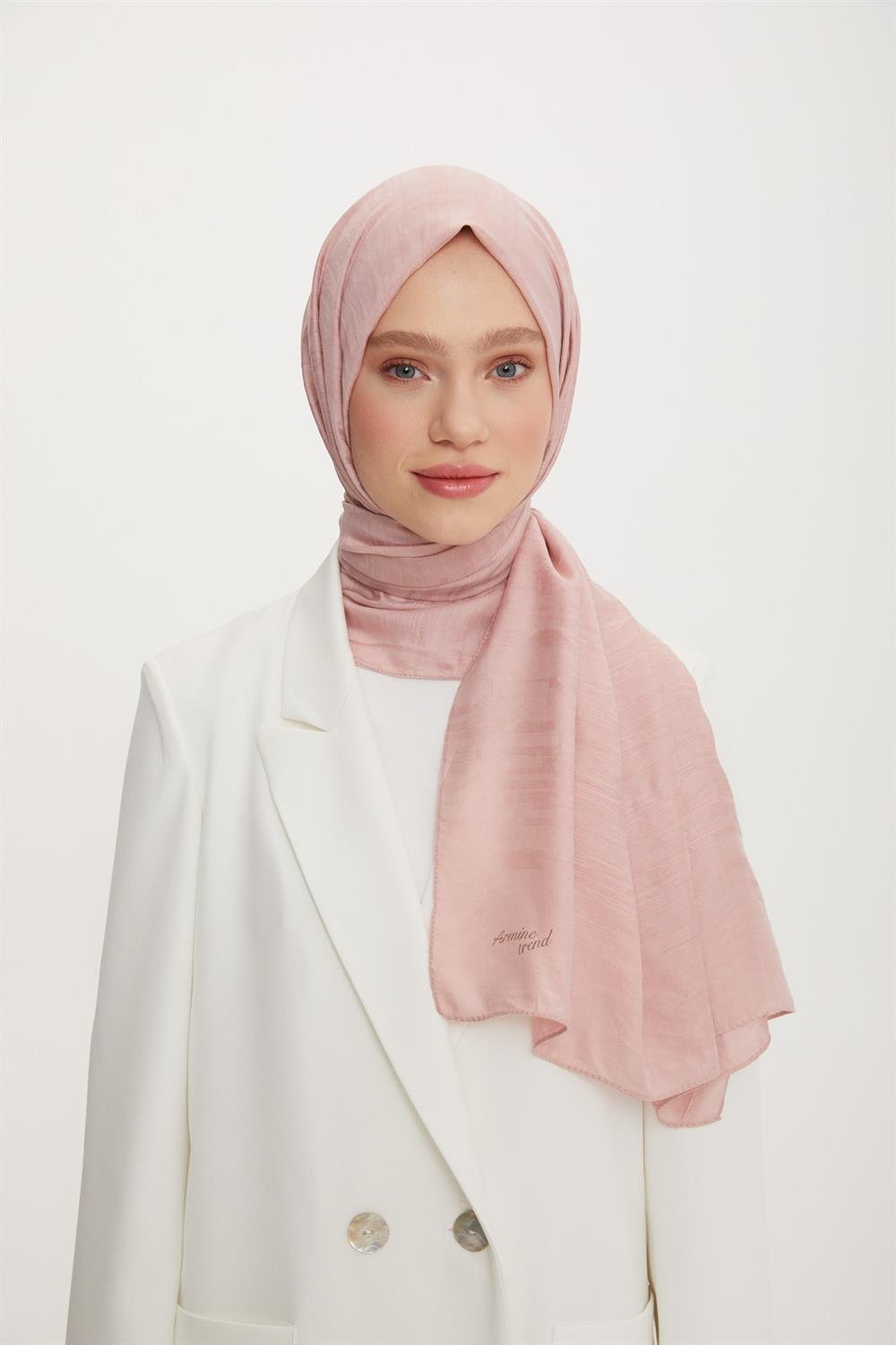 Armine Trend Işıl Şal 2 - Pamuklu - ATS2ISL-469 - Açık Pembe