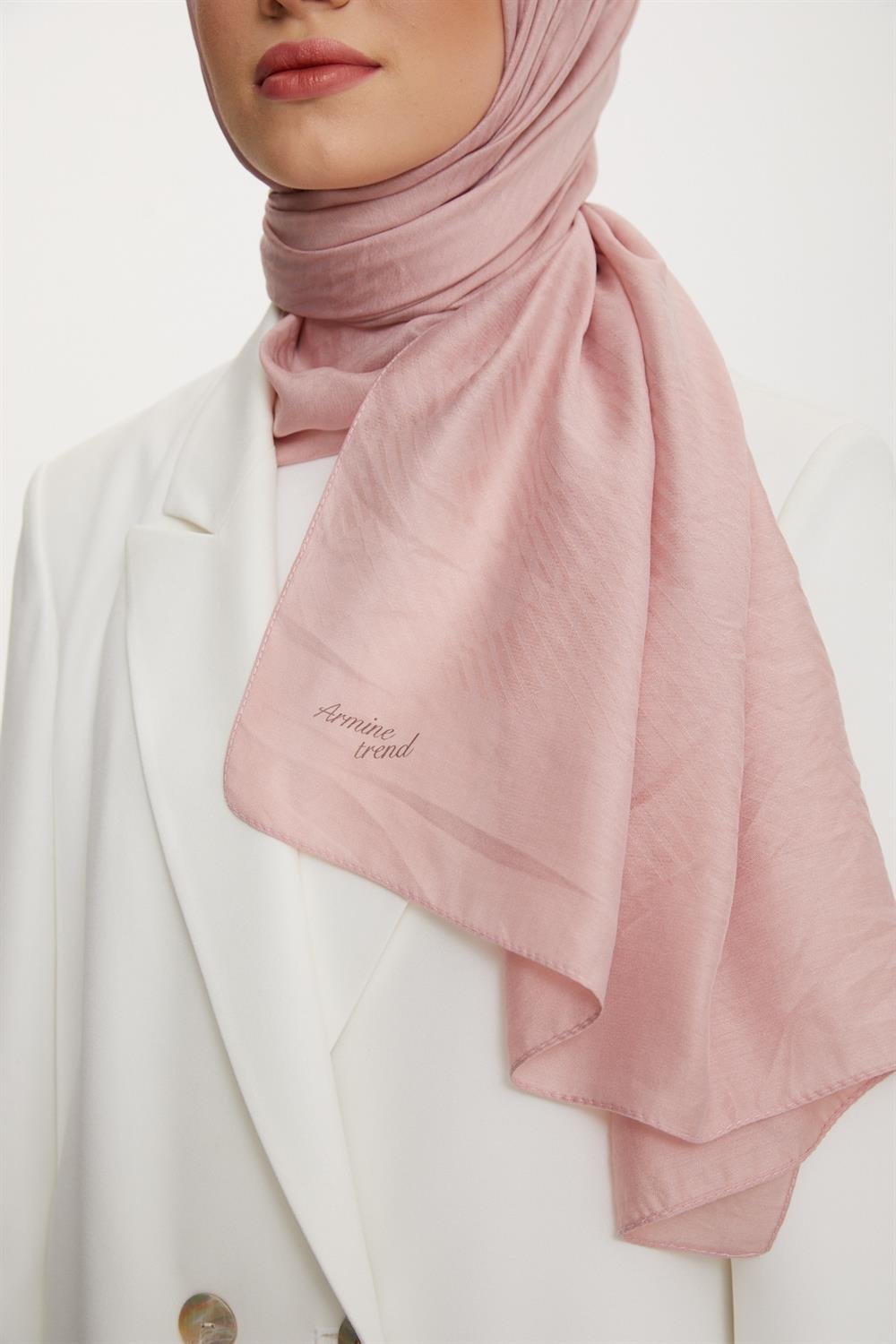 Armine Trend Işıl Şal 3 - Pamuklu - ATS3ISL-469 - Açık Pembe