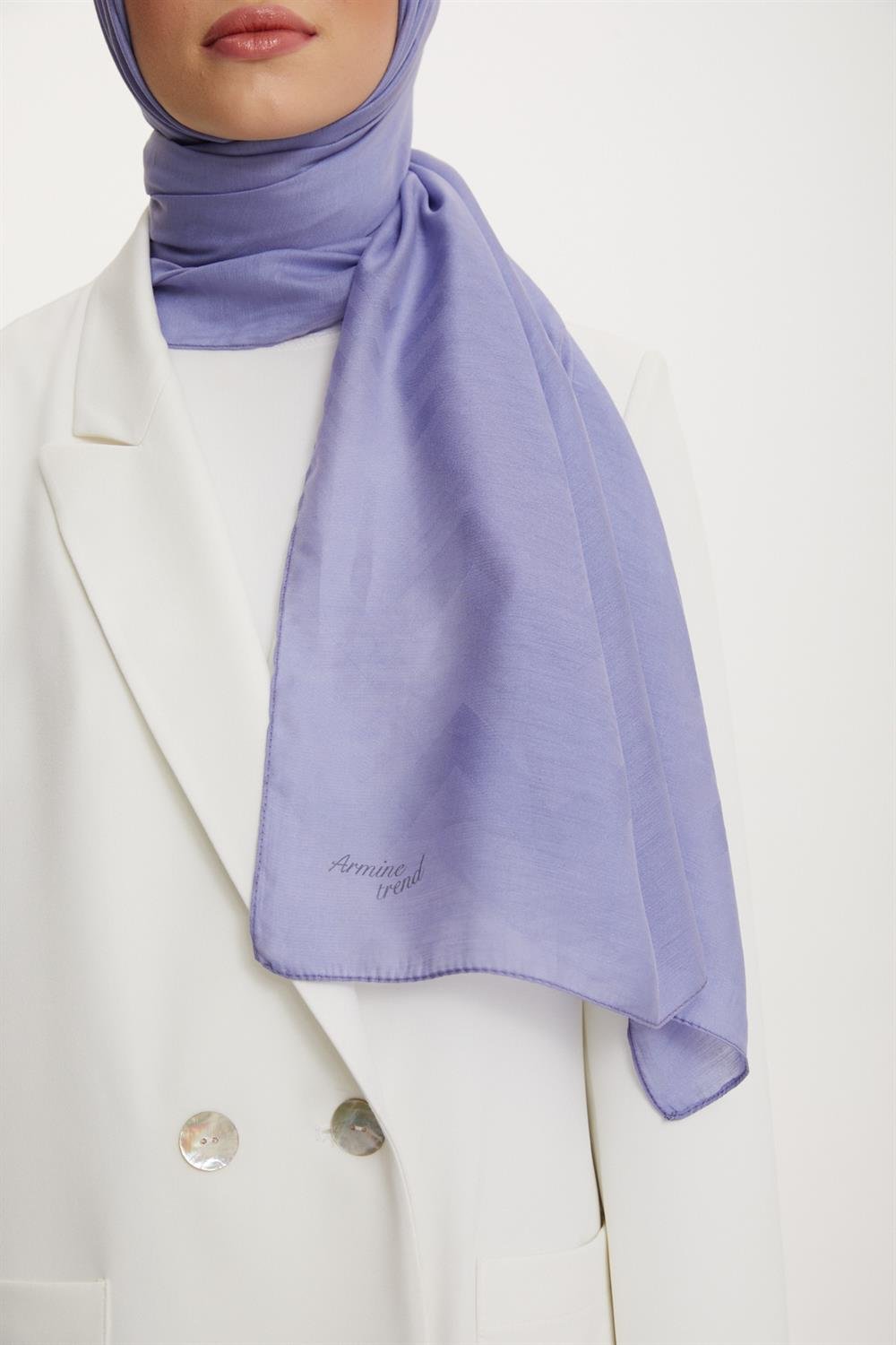 Armine Trend Işıl Şal 4 - Pamuklu - ATS4ISL-493 - Menekşe