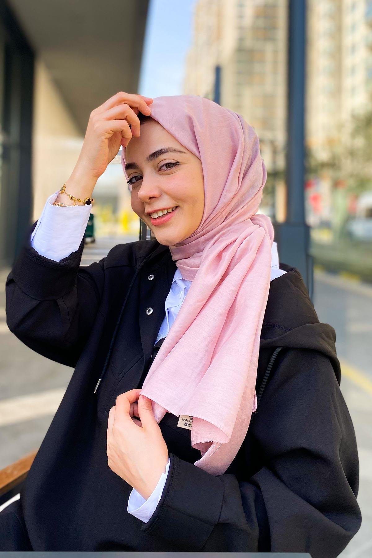 Armine Trend Işıl Şal 4 - Pamuklu - ATS4ISL-469 - Açık Pembe