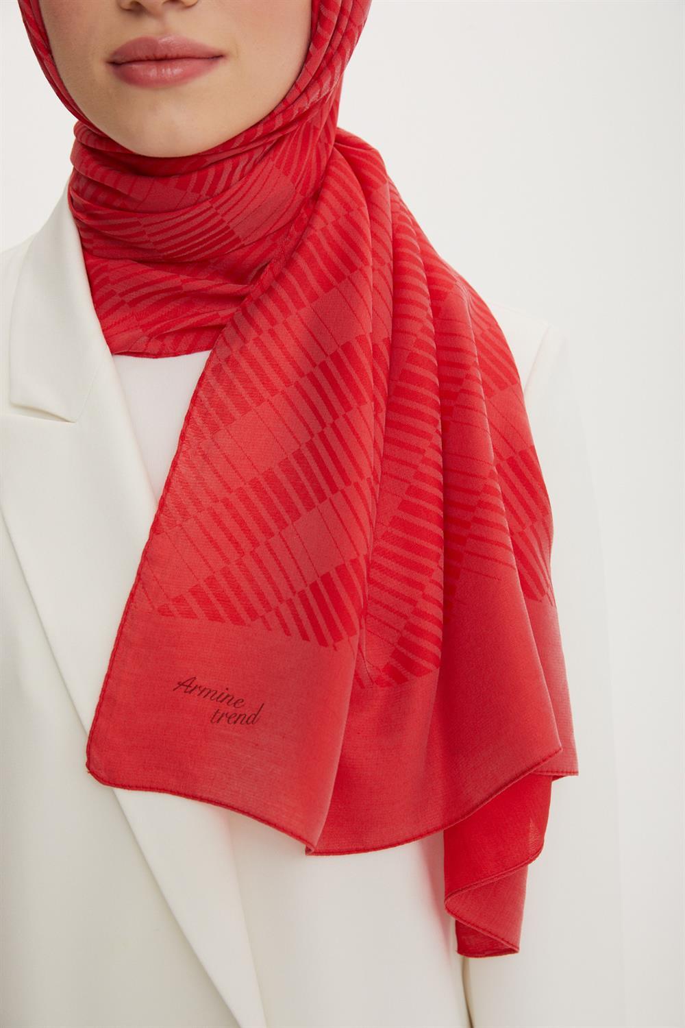 Armine Trend Işıl Şal - Pamuklu - ATS3ISL - 3'lü Set - Canlı Renkler
