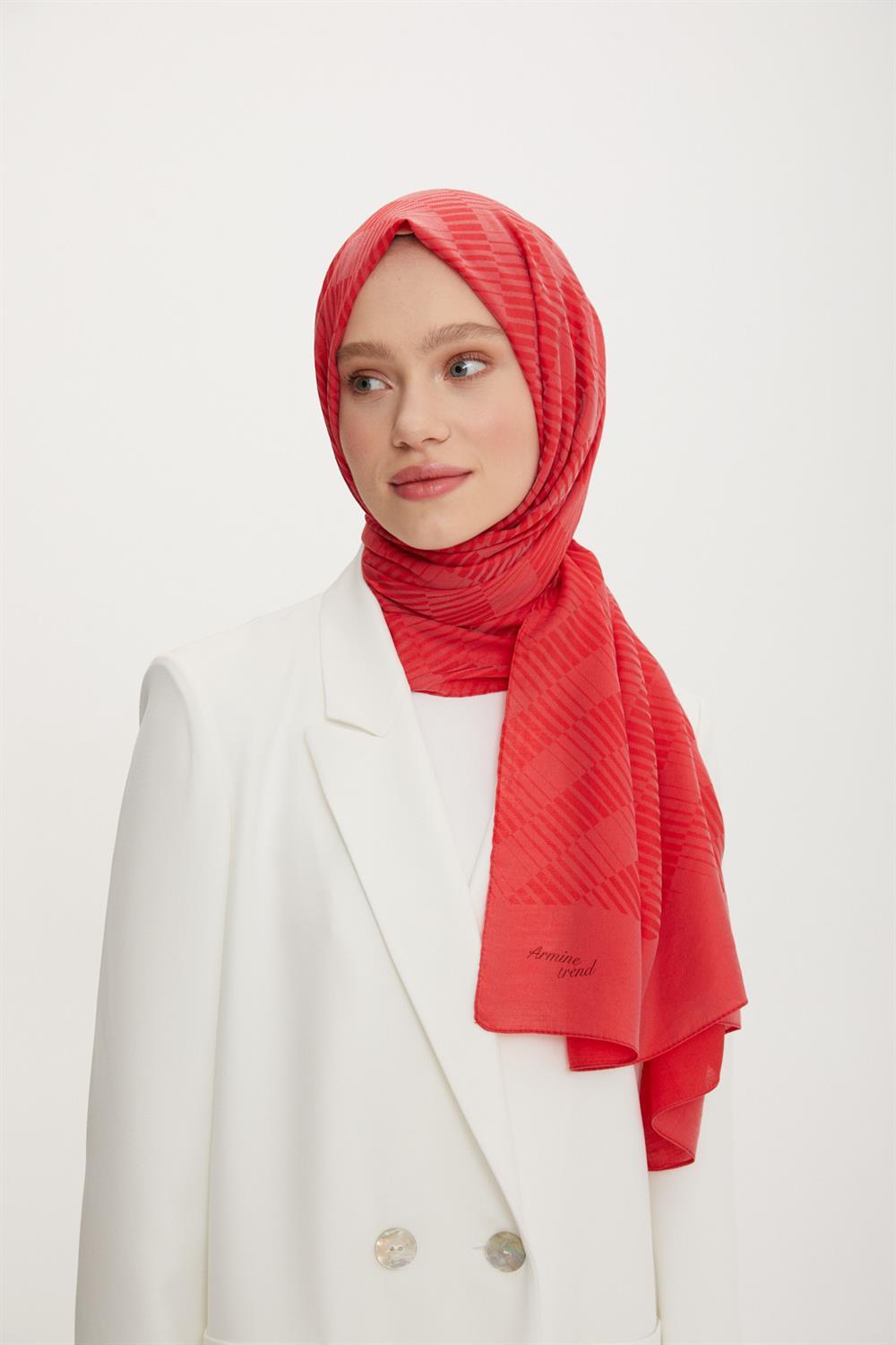 Armine Trend Işıl Şal - Pamuklu - ATS3ISL - 3'lü Set - Canlı Renkler