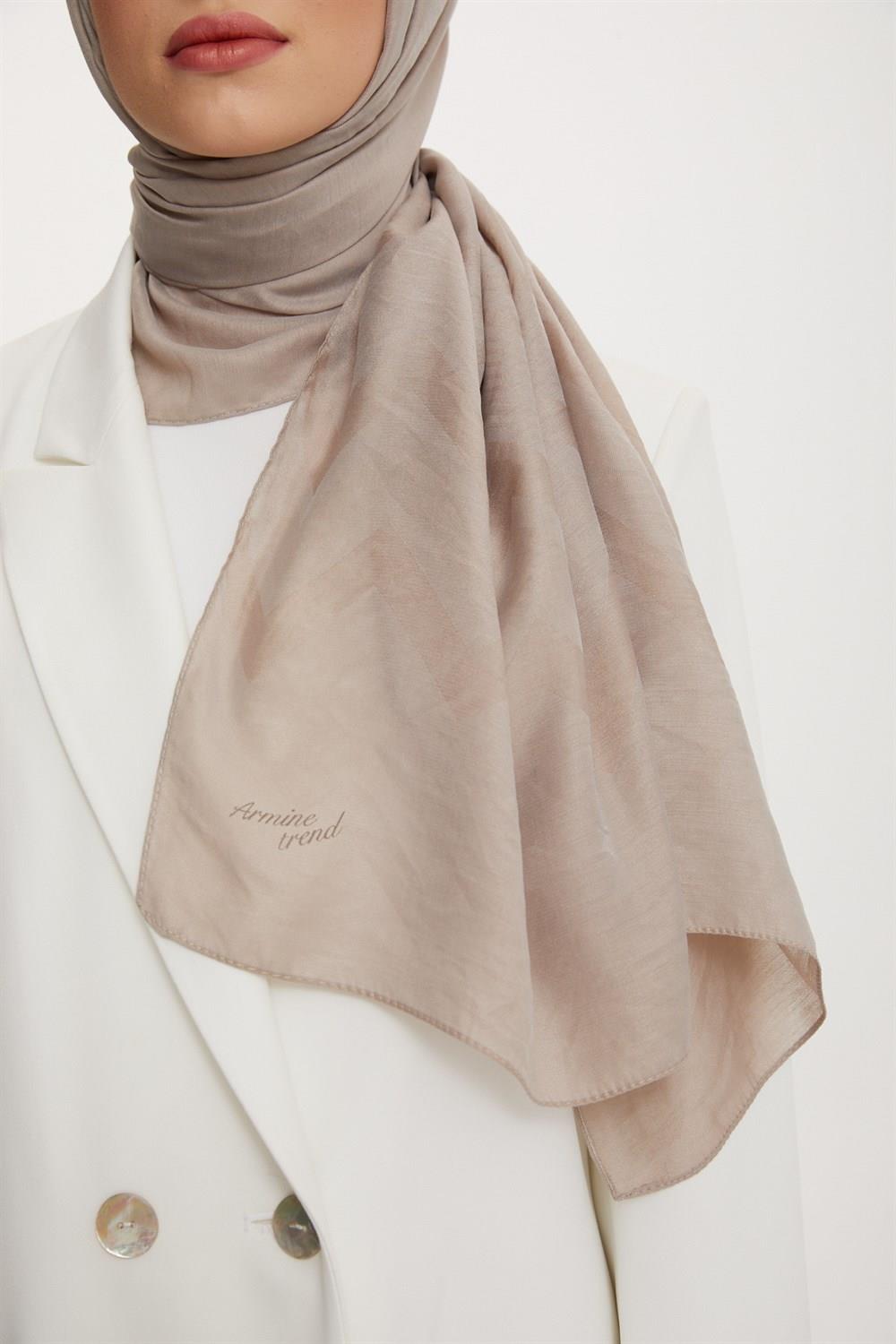 Armine Trend Işıl Şal - Pamuklu - ATS5ISL - 3'lü Set - Kırmızı, Açık Kahverengi, Siyah   