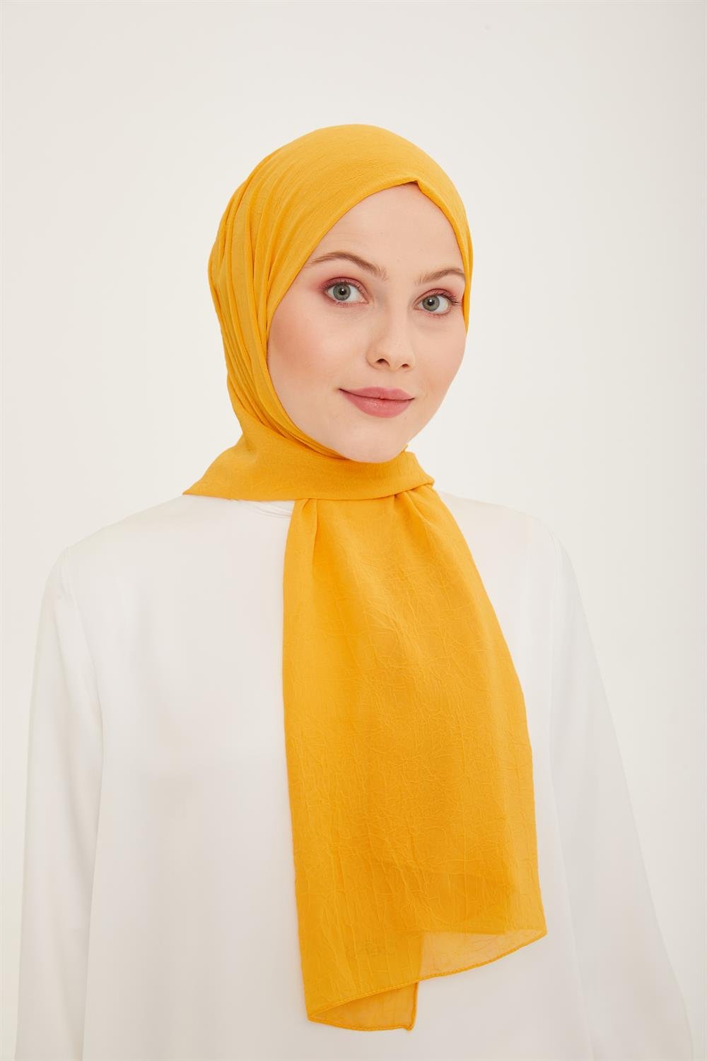 Armine Trend Krinkıl Şifon Şal - ATSKRN-35 - Renk