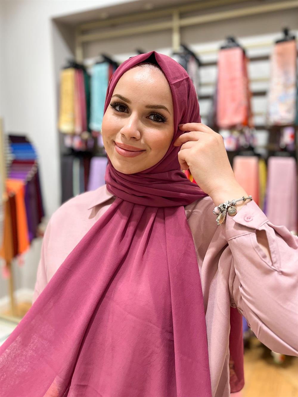 Armine Trend Krinkıl Şifon Şal - ATSKRN-32 - Renk