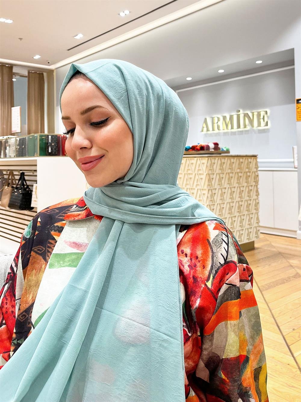 Armine Trend Krinkıl Şifon Şal - ATSKRN-33 - Renk