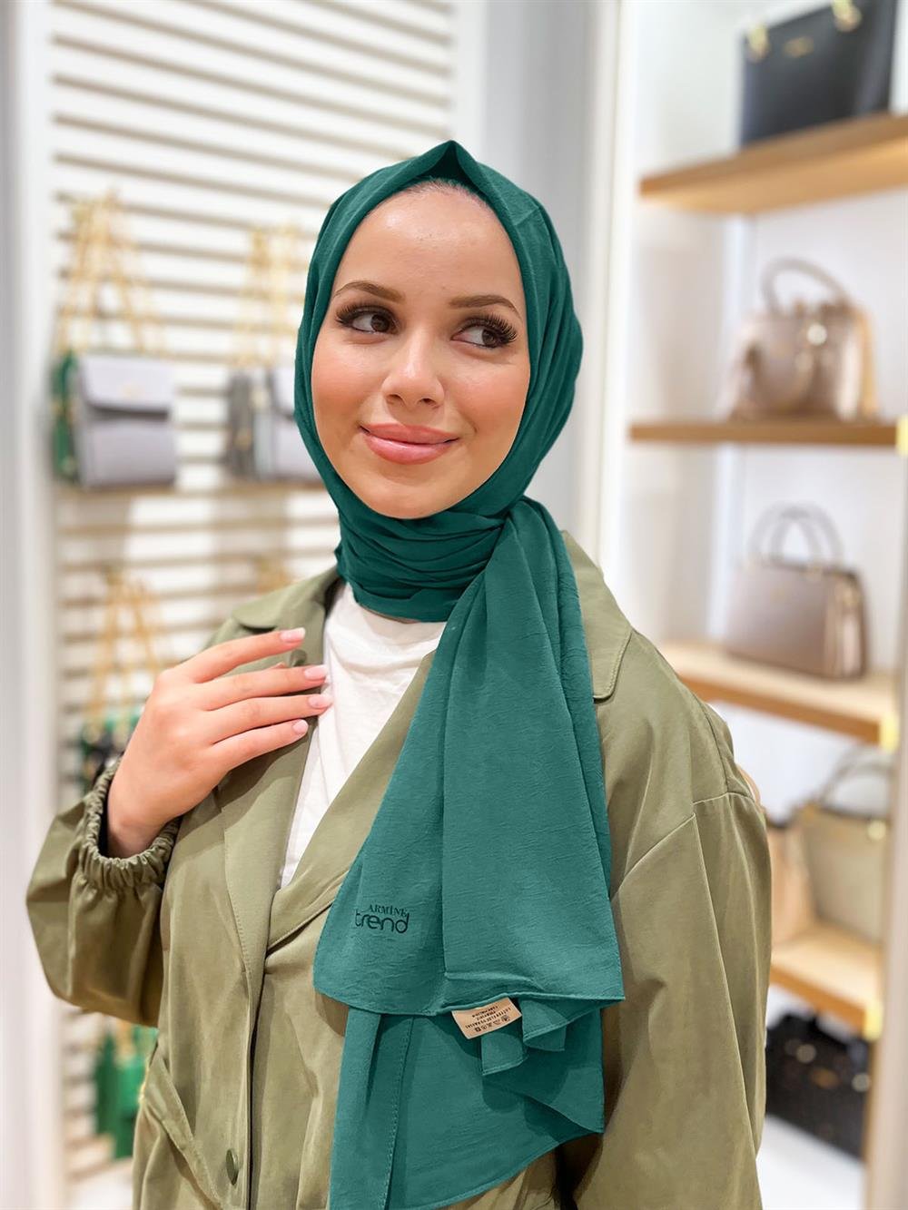 Armine Trend Krinkıl Şifon Şal - ATSKRN-37 - Renk