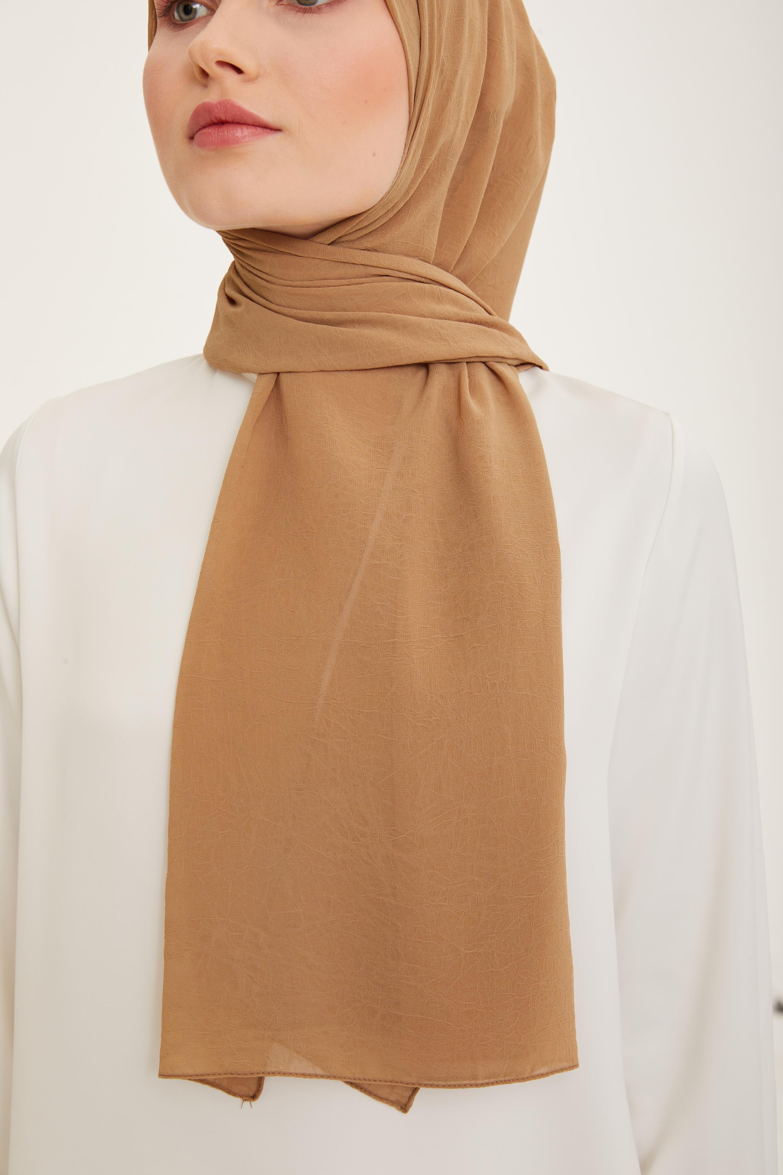 Armine Trend Krinkıl Şifon Şal - ATSKRN - 3'lü Set - Gizemli Orman