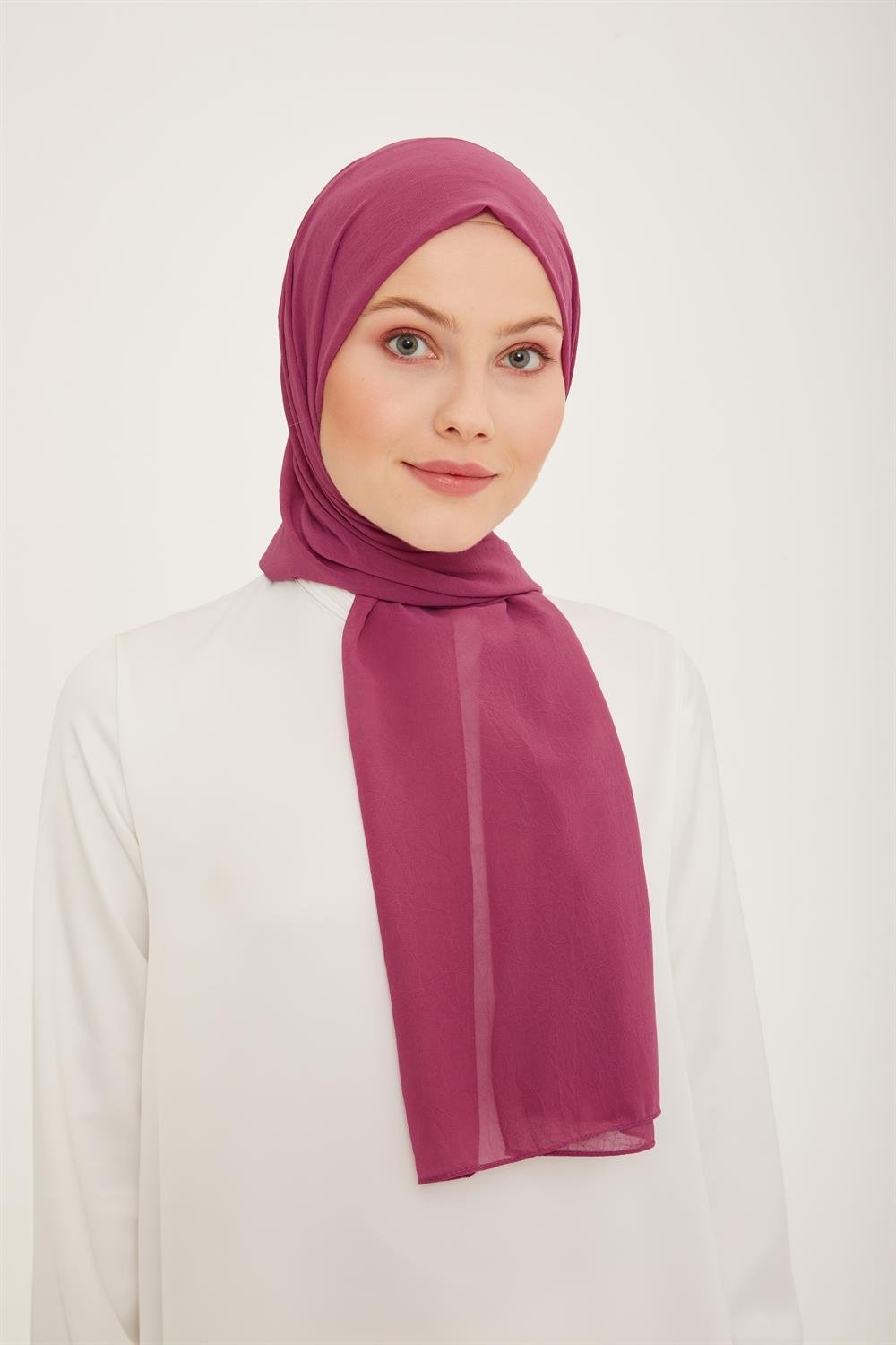 Armine Trend Krinkıl Şifon Şal - ATSKRN-32 - Renk