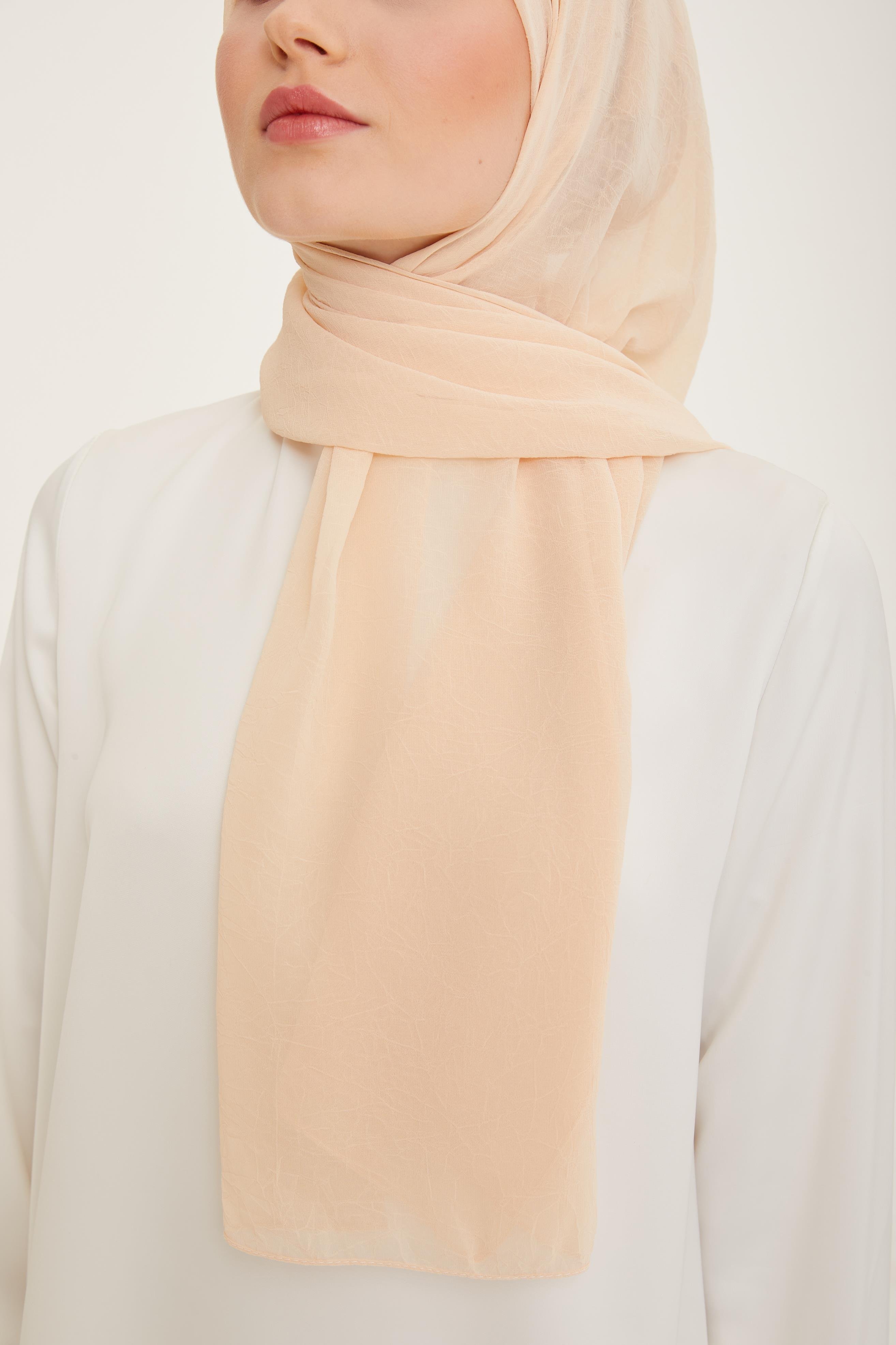 Armine Trend Krinkıl Şifon Şal - ATSKRN - 3'lü Set - Sonbahar Tonları