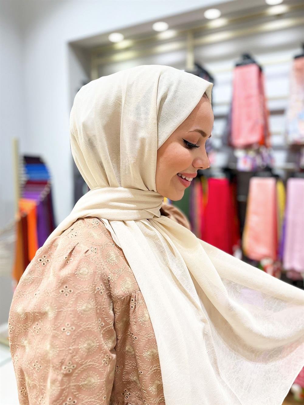 Armine Trend Krinkıl Şifon Şal - ATSKRN-17 - Renk