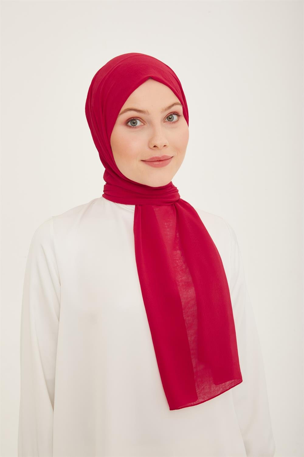 Armine Trend Krinkıl Şifon Şal - ATSKRN-07 - Renk